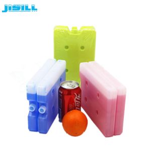 650ml Custom Plastic Colorful Ice Cooler Brick Frozen Plate For Ice Cream Cart