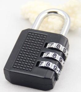 China 3 digital Resettable Luggage padlocks factory