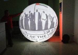 China Indoor Party Led Lighting Ball Round Inflatable With Logo Printing factory