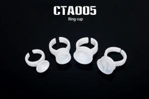 China White Plastic Tattoo Accessories Disposable Eyelash Extension Glue Holder factory