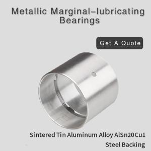 China AlSn20Cu1 Marginal Lubricating Metal Sleeve Bearing CSB-J20 factory