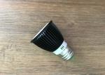 Black IP20 AC 110V 5W LED Spot E27 45 Degree Beam Angle / LED Spotlight Bulbs