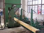 Vertical band sawmill with CNC carriage automatic wood cutting machine
