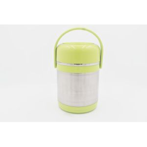 1.5L Outdoor used take away food container with plastic handle stainless steel