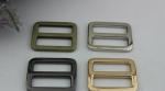 Custom zinc alloy 25 mm nickel color metal adjustable strap slide buckle for
