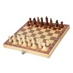 Chess Set for Adults Kids Wooden Foldable Chess Board Tabletop Chess Game Toy