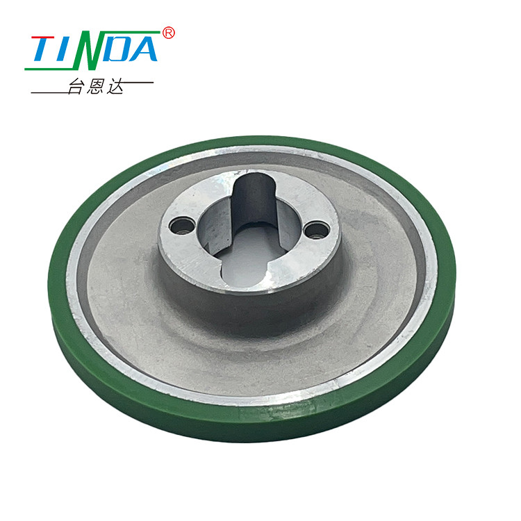 Customization Rubber Roller Wheel Smooth Surface Rubber Guide Wheels