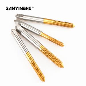 China M1/M2/M3 Stainless Steel Special Chip-Free Extruding Titanium-Plated Tap For Extrusion Tap Machine factory