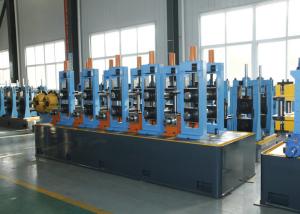 China Carbon Steel ERW Pipe Mill Machine / Pipe Tube Mill Max 80m/Min Worm Gearing factory