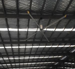 China 5.5 Meters 18FT Automobile Workshop Aluminum Blade Ceiling Fan factory