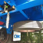 CIMC 3 Axles Truck Fence Cargo 60 Tons Semi Trailer With Container Twist Lock
