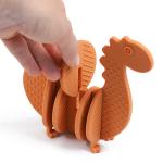 6PCS Baby Silicone Toys Building Blocks Dinosaur CE / EN71 / FDA