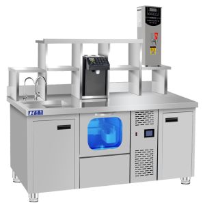 China Under Counter Ice Maker Operating Table Bubble Tea Machine Commercial factory