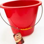 Portable Roughneck Round 10L Polyethylene Buckets And Pails Metal Wire Handle