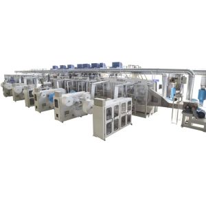 High Speed Sanitary Napkin Making Machine Full Servo Control