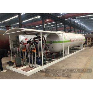 China Anti Explosive 20000L 10T Carbon Steel LPG Refilling Station on sale
