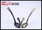 Polished Brass Coat Hooks Black Jacket Holder Zinc Cap Hanger Pearl Silver