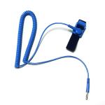 Wired PVC ESD Anti Static Wrist Strap For Electronic Industry