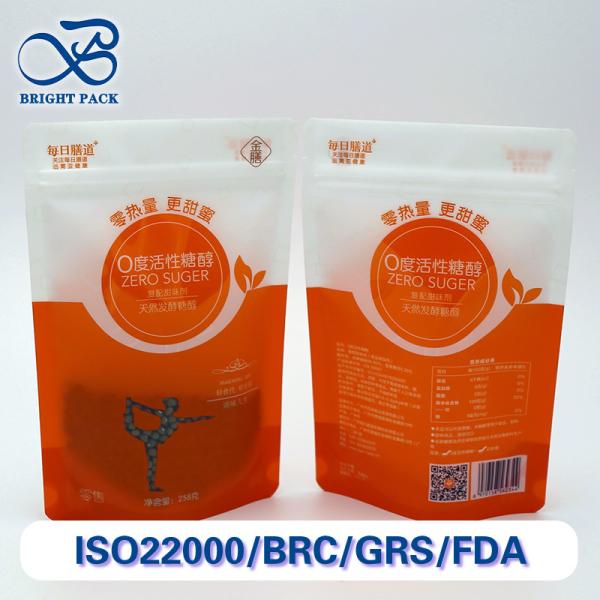 Moisture-Proof Stand Up Pouches For Food Packaging With Custom Unique Windows