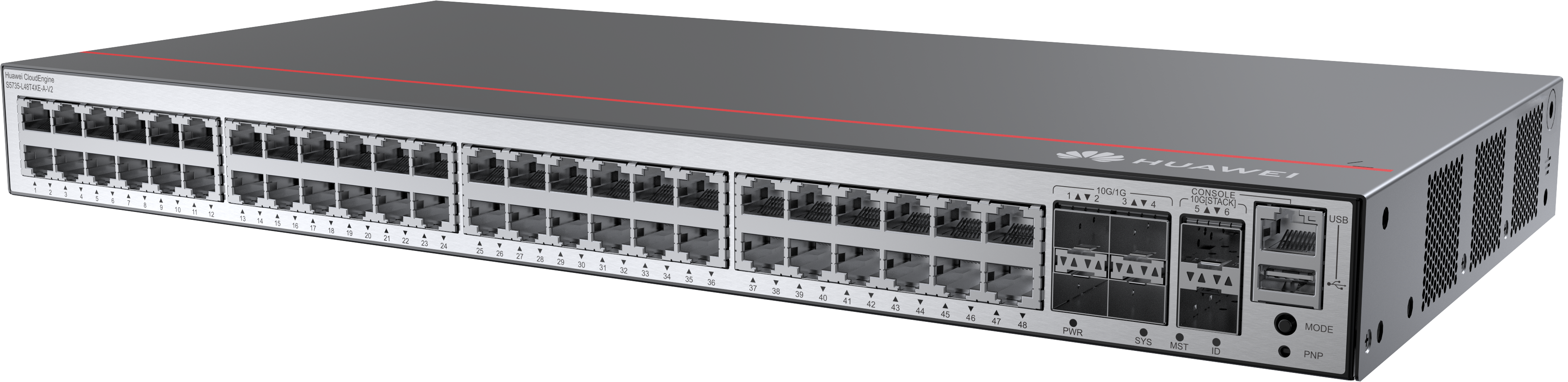 Layer 3 Network Switch with 10GE SFP+ Ports and Lightweight 3.6kg Design for