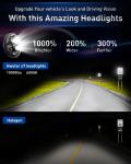 Waterproof 7 Inch Led Headlights Halo Round Turn Signal Hi/Low Sealed Beam for
