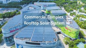 China Commercial Distributed Rooftop Solar System Commercial Complex factory