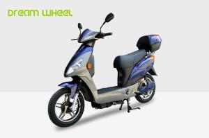 China 25km/h Battery Operated Electric Scooter Pedal Assist 16&quot; X 3.0 Tire Drum Brake factory
