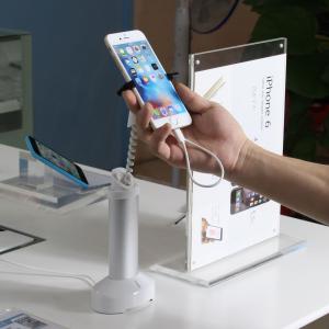 China COMER Mobile Phone Clip desktop magnetic Holder Stand with security alarm and charging factory