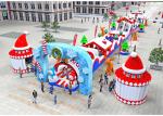 Candy Floss Shape Inflatable Booth For Promotion 210d Pvc Coated Fabric Material