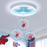Creative Cartoon Spider-Man Eye Protection Led Ceiling Light For Bedroom Room