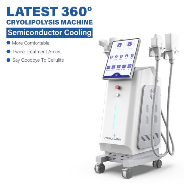 Fat Freezing Slimming Machine 4 Handles 6 Heads For Weight Loss AC 110V/220V 50