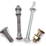 White SS304 Countersunk Carriage Bolts 6.8 M6 Countersunk Bolt