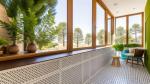 White Residential Aluminium Casement Windows Thermal Brake AAMA