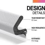 Excellent Chemical Resistance Foam Insert Waterproof D Shaped Molding Edge