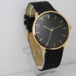 Fashion watch , Wrist watch with Japan Movement Perlon Strap Stainless steel