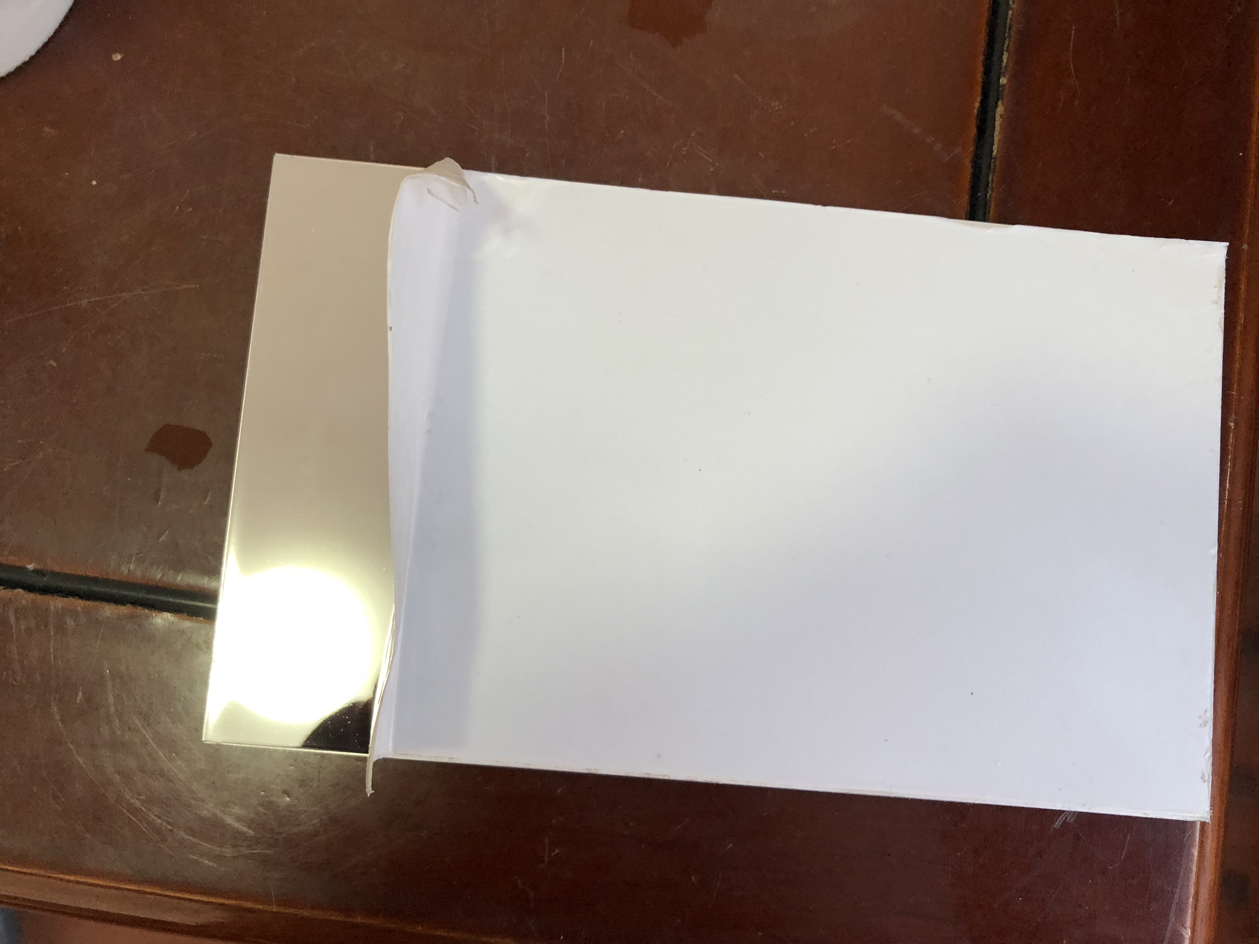 8K Mirror Finished Stainless Steel Plate PE Protective Film For Consumer Electronics