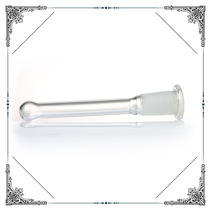 White Hookah Glass Downstem For Bubbler Bong Smoking Water Pipes