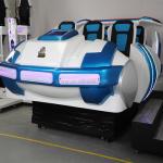6 Seats Multiplayer Games VR 4500W Commercial VR Simulator 9D