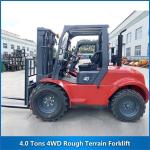 4 Tons 4WD Rough Terrain Fork Lifts FD40-F 4000KG