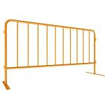 Blue Portable Crowd Control Barriers Fence With Flat Feet