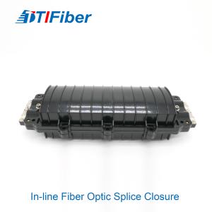 China Ftth Fttx 12 24 48 96 144 288 Core Fiber Optic Splice Closure Horizontal Type factory