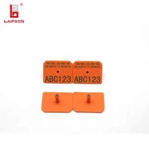 China 32mm Two Piece Swine Premise Id Tags Resemble Allflex factory