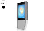 Outdoor Android 4K Monitor 75 Inch Touch Screen Totem