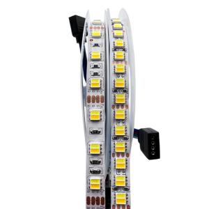 China 12v 60led 5025 Adjustable Color Temperature LED Strip Warm White 2700k - 6500k factory