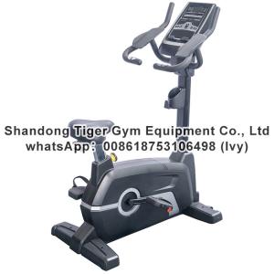 China aerobic gym exercise equipment / fitness Equipment machine / Self - Powered High-end upright magnetic bike factory