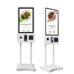 32" Floor Standing Portable Digital Signage Self - Service Ordering Payment