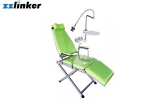 China Colorful Dental Chair Unit Portable Patient Chair With Spittoon Lamp And Tray factory