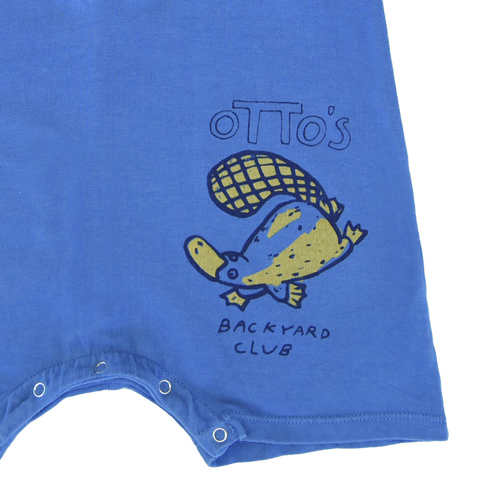 2023 summer Hot sale 100% organic cotton printed animal knitted newborn baby rompers
