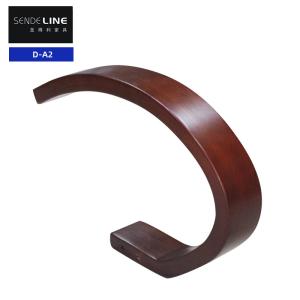 China Adjustable Solid Wooden Chair Armrest Replacement Reddish Brown For Home Office factory