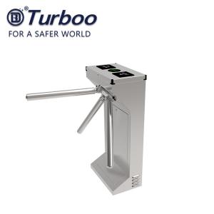 China Commercial Access Control Waist High Turnstile Semi - Auto Waterproof Stable factory